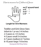 Black Lace fingerless gloves for Girls