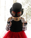 Red Queen in Wonderland Steampunk Goggles - Steampunk-Wolf-Kidz