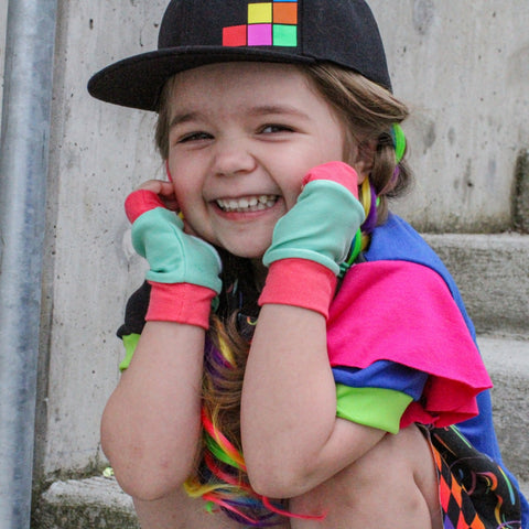 Custom Colors Pastel Gloves for kids - custom volors