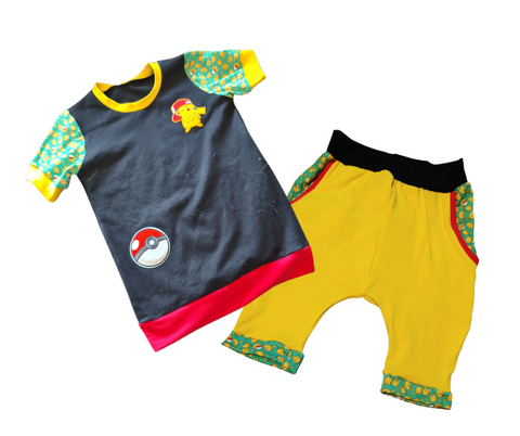 Pikachu Yellow Summer Shorts