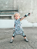 Tattuey Tank Top Toddlers Kids Size Blue Bear Hoodie