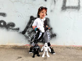 May the 4th Kids Jogger Harem Shorts for Star Wars Fans Punk Straps Pockets