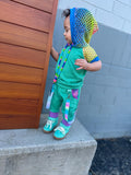 Rainbow Mesh Sleeved Shirt and matching summer shorts unisex style for Kids