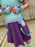 Bunny Ears Dress for Spring Easter Girls Handmade
