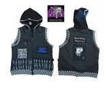 Reading is Punk Black Vest for Kids Skulls Bones Library Books Boys Girls Adults Custom Options