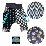 May the 4th Kids Jogger Harem Shorts for Star Wars Fans Punk Straps Pockets