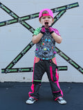 Zombie Collab Side stripe Denim Kids Pants