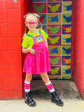 Kids Jumper Custom Color Overalls Girls Dress  Street Style