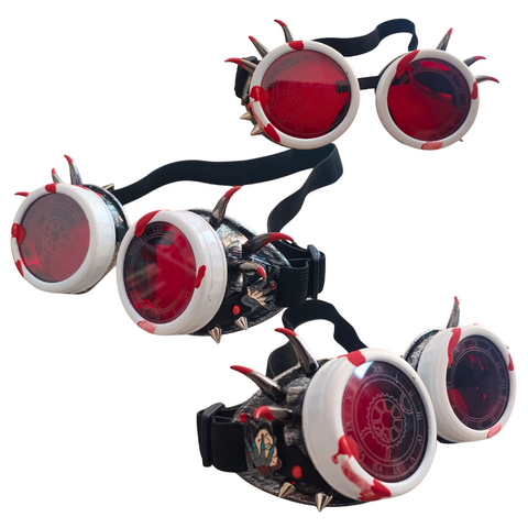 Freddy Krueger Themed Goggles with bloody spikes Halloween costume horror Fan