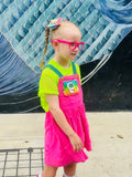 Kids Jumper Custom Color Overalls Girls Dress  Street Style