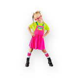Kids Jumper Custom Color Overalls Girls Dress  Street Style