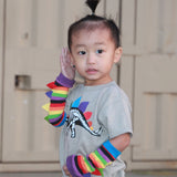 Kids Dinosaur Arm Warmers Dino Sleeves Gloves Boys Girls for Imaginative Play Creating