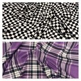 Plaid and Pleather Punk Girls Ruffled Skirt and Jacket from Dreams to Reality Runway