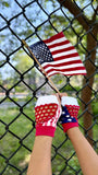 American Flag Fingerless gloves for kids and Adults USA