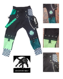 Shamrock Joggers pants for boys girls Mom unisex pants punk style straps