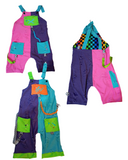Rainbow Mix it Up Overalls Custom Colors for kids boys girls punk style custom colors