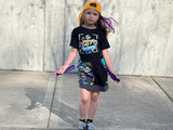 Spring Skullz Punk Mini Skirt with Pockets for kids and Adults Customized Color Options available
