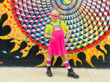 Kids Jumper Custom Color Overalls Girls Dress  Street Style