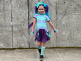 Bunny Ears Dress for Spring Easter Girls Handmade