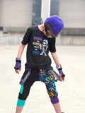 Rep only Skull Collab Harem Jogger Shorts with Pockets for kids Custom Color Options available