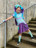 Bunny Ears Dress for Spring Easter Girls Handmade