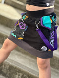 Spring Skullz Punk Mini Skirt with Pockets for kids and Adults Customized Color Options available