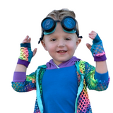 Rainbow Tie Dye Mesh Jacket for boys and girls