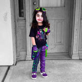 The Joker Punk Goggles Steampunk Eyewear Purple Green Cosplay