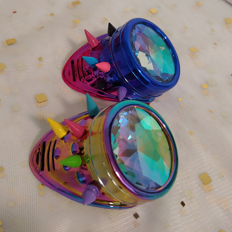 Rainbow Pride Monocles with  Kaleidoscope Lens