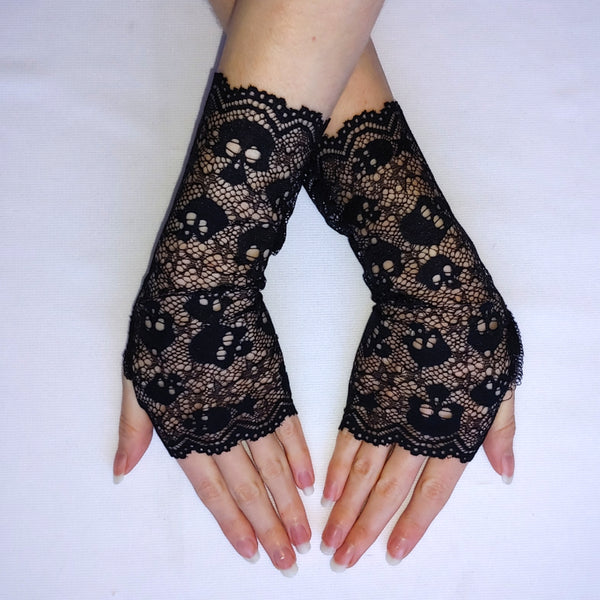 【FETICO】LACE FINGERLESS GLOVES  black FETICO】LACE FINGERLESS GLOVES black LACE FINGERLESS GLOVES