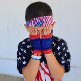 American Pride Fingerless Gloves for Kids and Adults