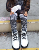 Monochrome Lace Gloves- 1 Black, 1 White in each pair kids and adult sizes