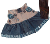 Steampunk Collab Girls Ruffle Skirt