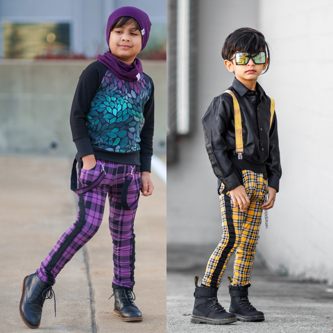 Kids 2025 tartan pants