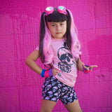 Pink Punk Goggles with Diamond Lenses for kids and Adults