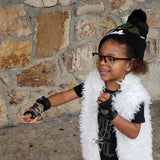 Camo Fingerless Gloves Camoflage Gear kids Adults