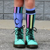 Mix and Match Moon Stripes Knee Socks for Kids