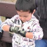 Camo Fingerless Gloves Camoflage Gear kids Adults