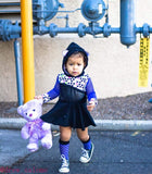 Purple Mesh Knee High Socks Baby Toddler Girl