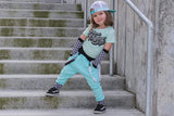 Pastel Harem Pants for boys and girls, vegan leather or cotton knit