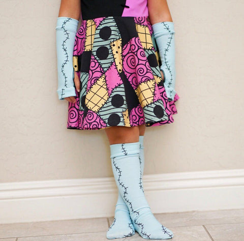 Sally Legs Knee Socks Ragdoll for Halloween Girls