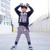 Hipster Houndstooth Harem Joggers for boys and girls