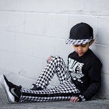 Houndstooth Hipster Leto Pants for boys girls unisex fashion