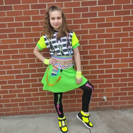 Neon Pocket Skirt Electric Easter Collab for girls
