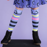 Periwinkle Stripes Knee Socks for Kids