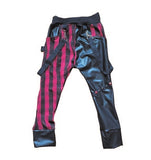 Buffalo Plaid 50/50 Harem Pants Joggers Red Black