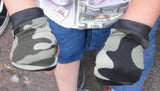 Camo Fingerless Gloves Camoflage Gear kids Adults