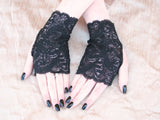 Lace Fingerless Gloves for Girls and Women